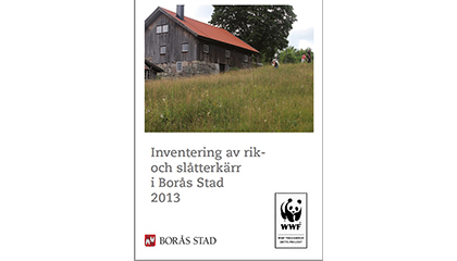 Rapport: Inventering av rik och slåtterkärr i Borås stad 2013
