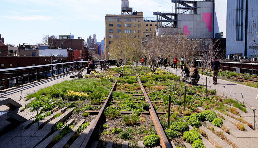 High Line Park i New York.