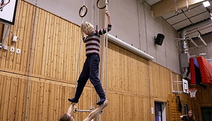 en grupp elever som samarbetar