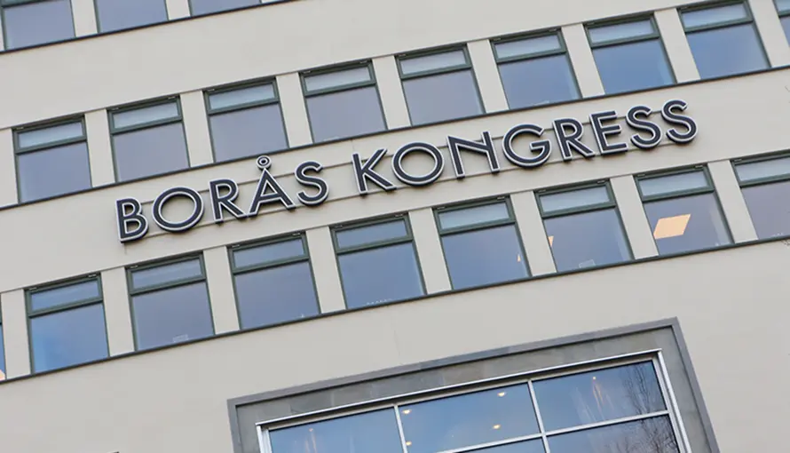 Fasaden på Borås Kongress.
