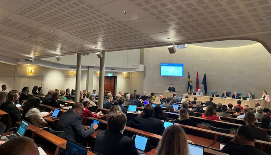 Kommunfullmäktiges sammanträde 18 oktober 2018.