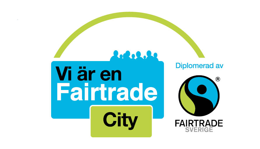 Logotypen för Fairtrade City Sverige