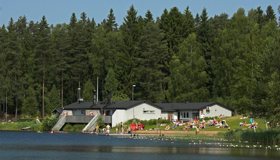 Foto på Kypegårdens friluftsgård och Kypesjön