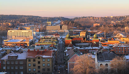 View over Borås