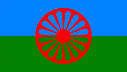 Romska flaggan.
