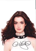 Autograf på Anne Hathaway