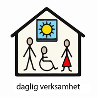 Bildstödssymbol för daglig verksamhet.